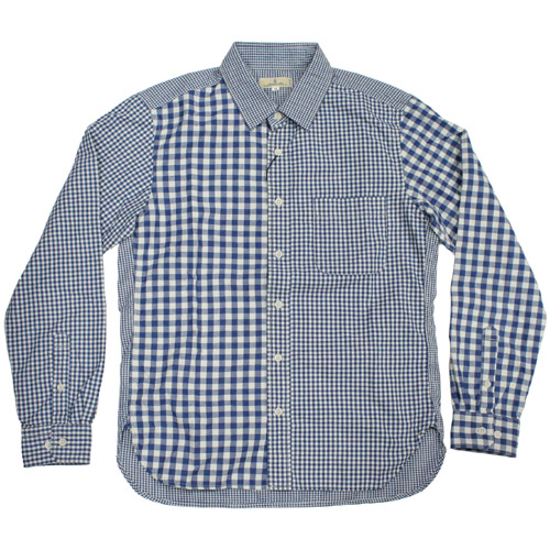 JAPANBLUEJEANS(ジャパンブルージーンズ)インディゴギンガムチェックシャツのクレイジーパターンが入荷