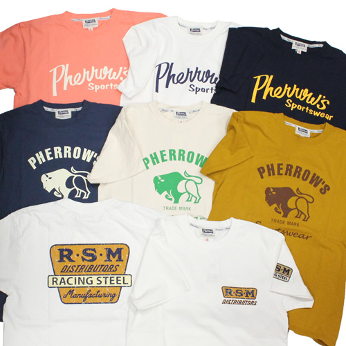 Pherrow's(フェローズ)のTシャツがいろいろ入荷