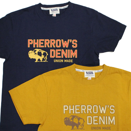 Pherrow's(フェローズ)プリントTシャツ