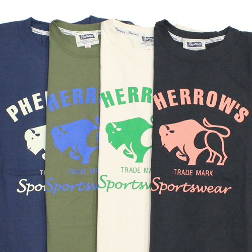 Pherrow's(フェローズ)バッファロープリントTシャツ