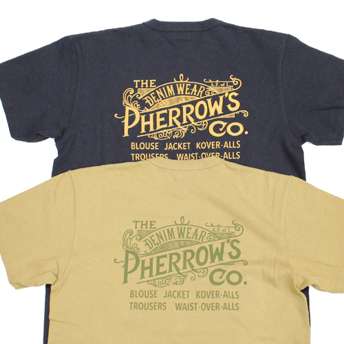Pherrow’s(フェローズ)プリントTシャツ