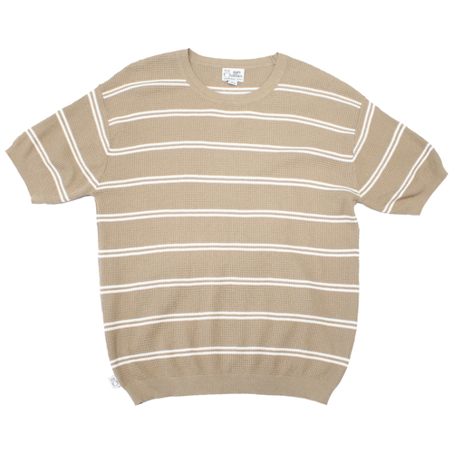 ジムマスターハイゲージニットボーダークルーネックTシャツ