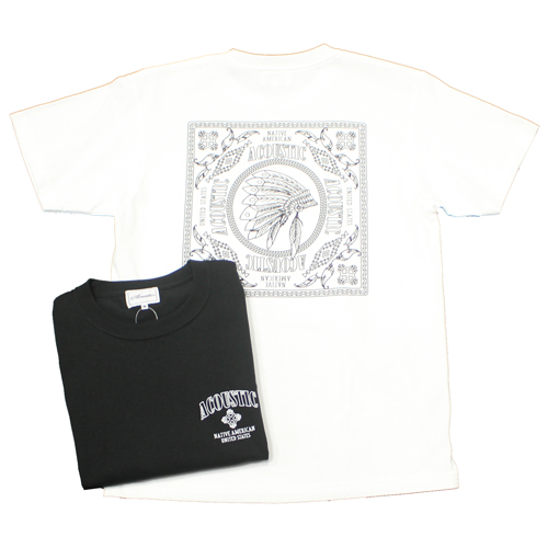Acoustic(アコースティック)プリントTシャツ