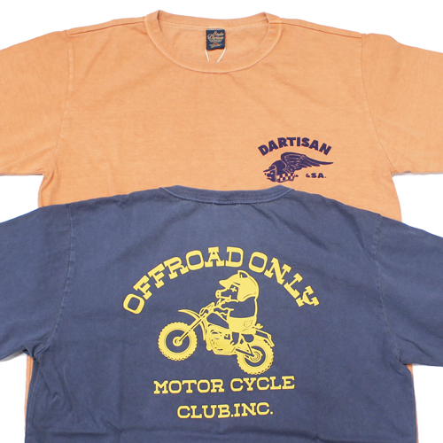 ステュディオダルチザンUSAコットンピグメントダイTシャツ