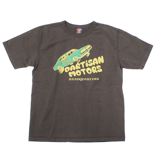 ステュディオダルチザン吊り編みプリントTシャツ