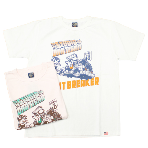 ステュディオダルチザンUSAコットンプリントTシャツ