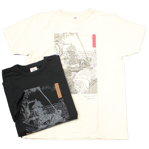 サムライジーンズリペンインレイ吊り編みプリントTシャツが入荷しました!