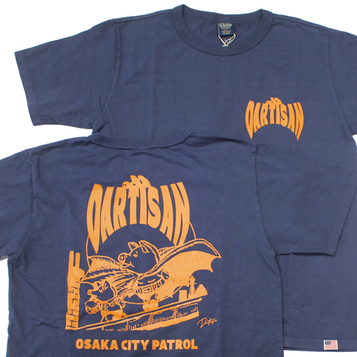 ステュディオダルチザンUSAコットンプリントTシャツ