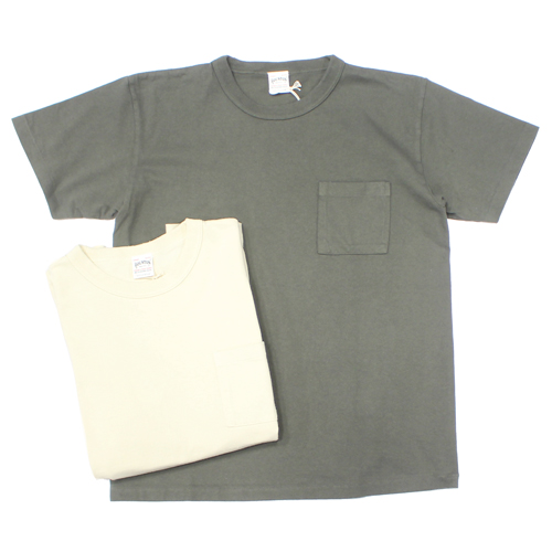 HOUSTON(ヒューストン)ピグメント加工ポケットTシャツ