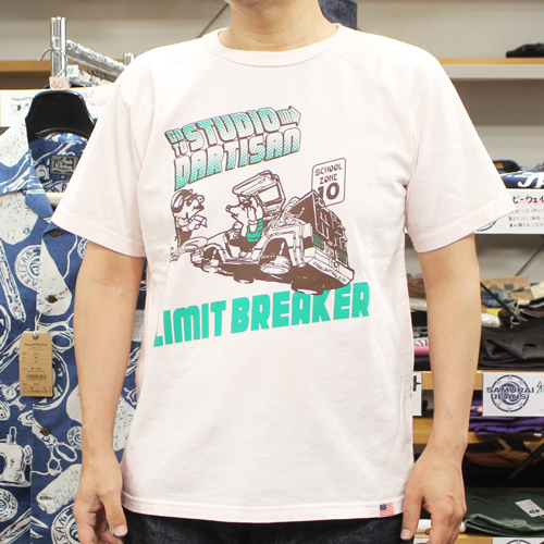 ステュディオダルチザンUSAコットンプリントTシャツ