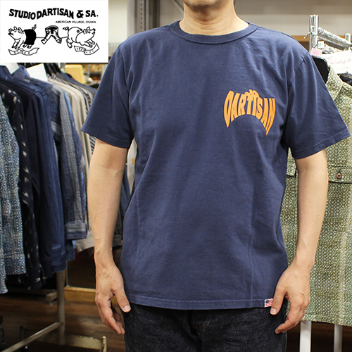 ステュディオダルチザンUSAコットンプリントTシャツ