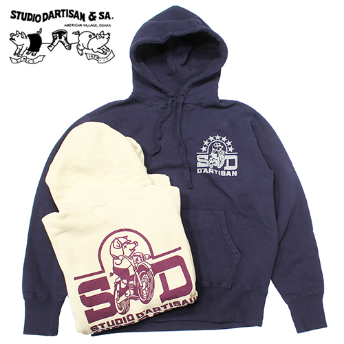 ステュディオダルチザンプリントパーカー