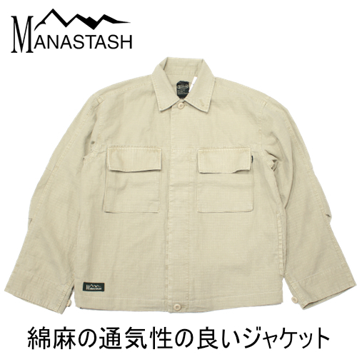 MANASTASH(マナスタッシュ)コットンヘンプフィールドジャケットが入荷しました！